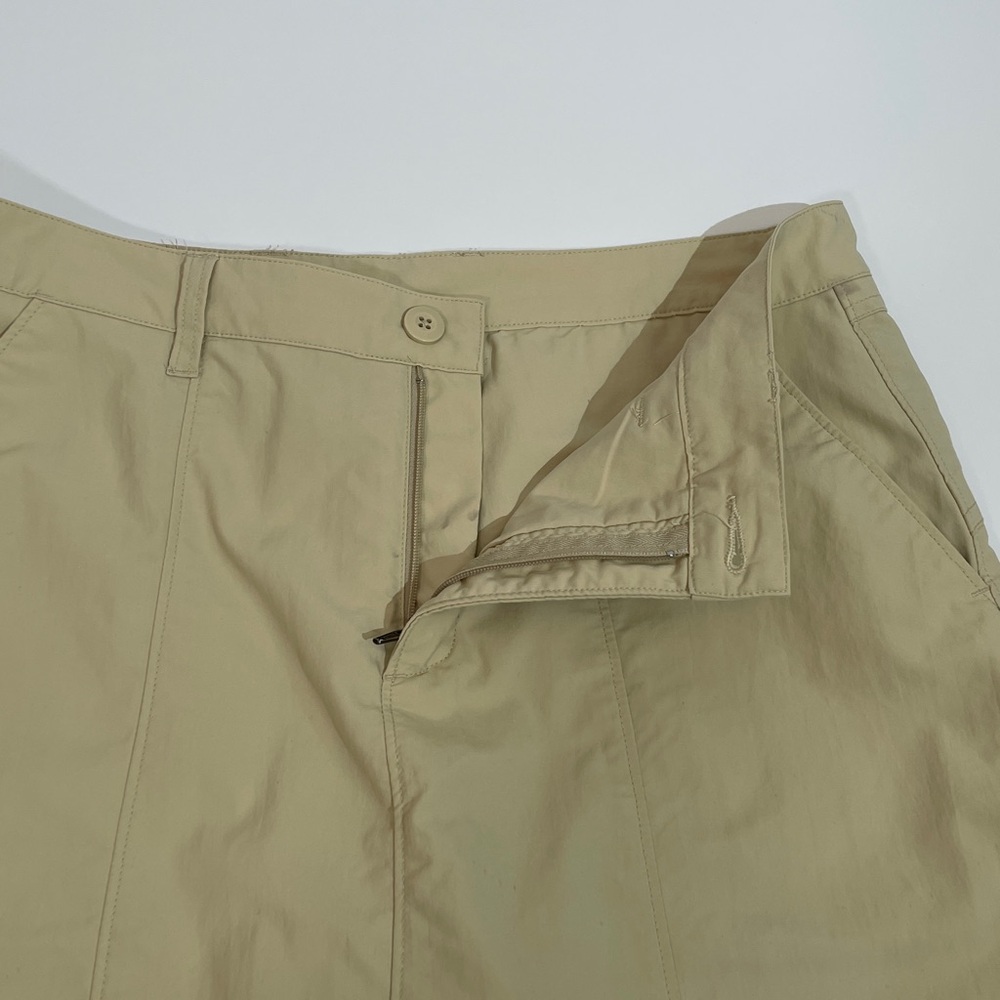 Patagonia Skort Size 10 Tan Color Built In Short Lightweight - Picture 11 of 12